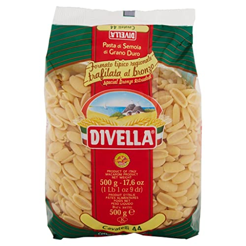 10x Divella Cavatelli N. 44 Hartweizengrieß Pasta Italienische Nudeln 500g Packung + Italian Gourmet Polpa di Pomodoro 400g Dose von Italian Gourmet E.R.