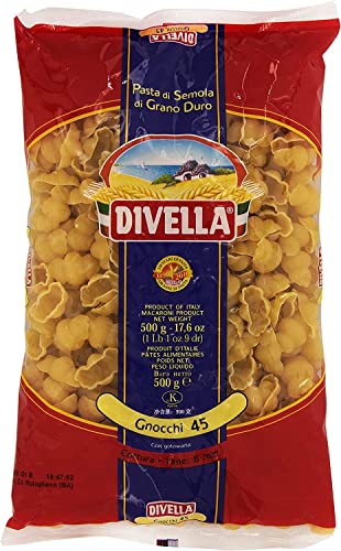 10x Divella Gnocchi N. 45 Hartweizengrieß Pasta Italienische Nudeln 500g Packung + Italian Gourmet Polpa di Pomodoro 400g Dose von Italian Gourmet E.R.