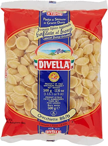 10x Divella Orecchiette N. 86/P Hartweizengrieß Pasta Italienische Nudeln 500g Packung + Italian Gourmet Polpa di Pomodoro 400g Dose von Italian Gourmet E.R.