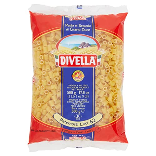 10x Divella Paternosti Lisci N. 62 Hartweizengrieß Pasta Italienische Nudeln 500g Packung + Italian Gourmet Polpa di Pomodoro 400g Dose 10x Divella Paternosti Lisci N. 62 Hartweizengrieß Pasta Italienische Nudeln 500g Packung + Italian Gourmet Polpa di Pomodoro 400g Dose von Italian Gourmet E.R.