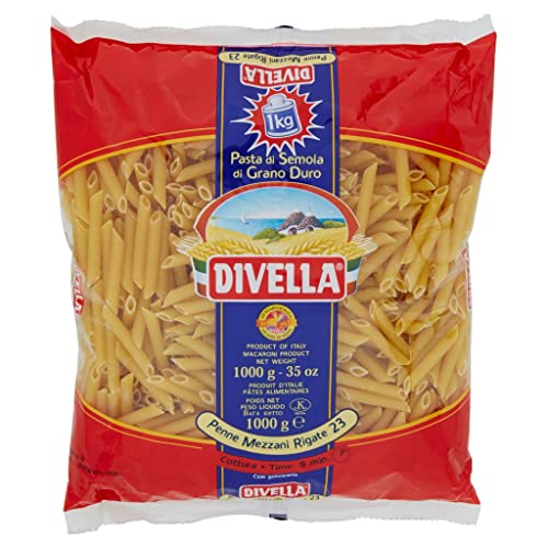 10x Divella Penne Mezzani Rigate N. 23 Hartweizengrieß Pasta Italienische Nudeln 500g Packung + Italian Gourmet Polpa di Pomodoro 400g Dose 10x Divella Penne Mezzani Rigate N. 23 Hartweizengrieß Pasta Italienische Nudeln 500g Packung + Italian Gourmet Polpa di Pomodoro 400g Dose von Italian Gourmet E.R.