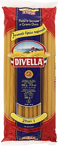 10x Divella Zitoni N. 1 Hartweizengrieß Pasta Italienische Nudeln 500g Packung + Italian Gourmet Polpa di Pomodoro 400g Dose von Italian Gourmet E.R.