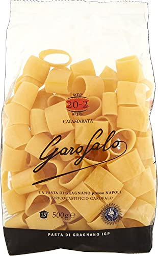 10x Garofalo Calamarata N° 20-2 Neapolitanische Hartweizengrieß Packung mit 500g Pasta IGP + Italian Gourmet polpa 400g von Italian Gourmet E.R.