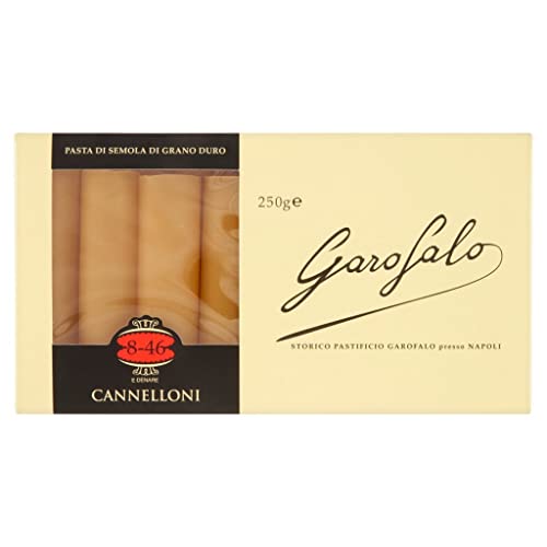 10x Garofalo Cannelloni 8-46 Neapolitanische Hartweizengrieß Packung mit 250g Pasta IGP + Italian Gourmet polpa 400g von Italian Gourmet E.R.