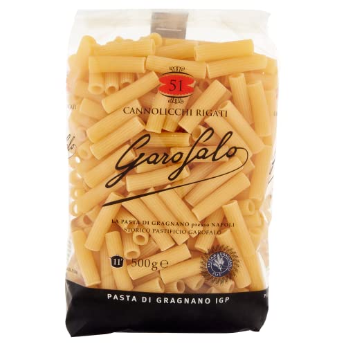 10x Cannolicchi rigati N. 51 Neapolitanische Hartweizengrieß Packung mit 500g Pasta IGP + Italian Gourmet polpa 400g 10x Cannolicchi rigati N. 51 Neapolitanische Hartweizengrieß Packung mit 500g Pasta IGP + Italian Gourmet polpa 400g von Italian Gourmet E.R.