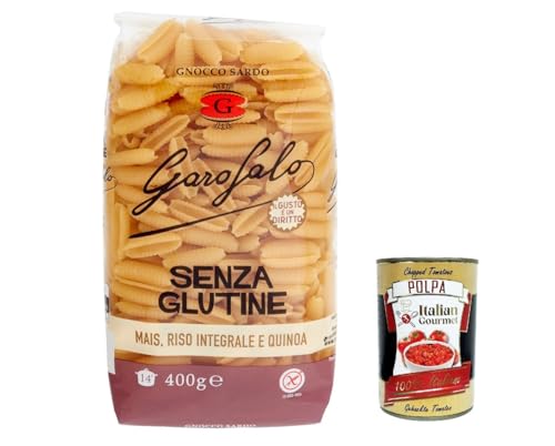 10x Garofalo Gnocco sardo 400 g Senza Glutine Glutin free, glutenfrei Pasta Noodles + Italian Gourmet Polpa 400 g von Italian Gourmet E.R.