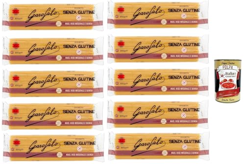 10x Spaghetti 400 g Senza Glutine Glutin free, glutenfrei Pasta Noodles + Italian Gourmet Polpa 400 g 10x Spaghetti 400 g Senza Glutine Glutin free, glutenfrei Pasta Noodles + Italian Gourmet Polpa 400 g von Italian Gourmet E.R.