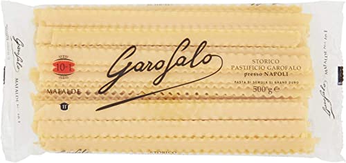 10x Garofalo Mafalde N. 10-1 Neapolitanische Hartweizengrieß Packung mit 500g Pasta IGP + Italian Gourmet polpa 400g von Italian Gourmet E.R.