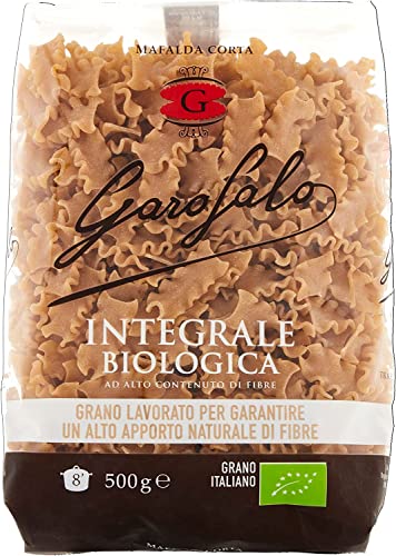 10x Garofalo Pasta Integrale Mafalda corta Vollkorn-Hartweizen Bio-Produkt 500g + Italian Gourmet polpa 400g von Italian Gourmet E.R.