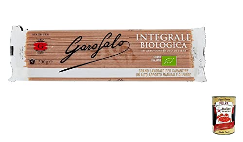 10x Garofalo Pasta Integrale Spaghetti Vollkorn-Hartweizen Bio-Produkt 500g + Italian Gourmet polpa 400g von Italian Gourmet E.R.