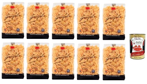 10x Garofalo Radiatori No. 87 Neapolitanische Hartweizengrieß Packung mit 500g Pasta IGP + Italian Gourmet polpa 400g von Italian Gourmet E.R.