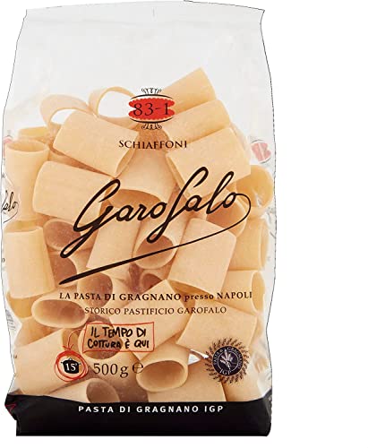 10x Garofalo Schiaffoni No. 83-1 Neapolitanische Hartweizengrieß Packung mit 500g Pasta IGP + Italian Gourmet polpa 400g von Italian Gourmet E.R.