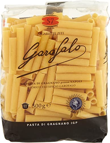 10x Sigarette Ziti N. 57 Neapolitanische Hartweizengrieß Packung mit 500g Pasta IGP + Italian Gourmet polpa 400g von Italian Gourmet E.R.