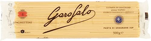 10x Garofalo Spaghettini N. 4 Neapolitanische Hartweizengrieß Packung mit 500g Pasta IGP + Italian Gourmet polpa 400g von Italian Gourmet E.R.