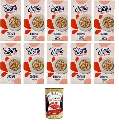 10x Gran Cucina Crema per Cucinare,Creme auf Pflanzlicher Basis,Sauce zum Kochen Ohne Palmöl,Glutenfrei 500g + Italian Gourmet Polpa di Pomodoro 400g Dose 10x Gran Cucina Crema per Cucinare,Creme auf Pflanzlicher Basis,Sauce zum Kochen Ohne Palmöl,Glutenfrei 500g + Italian Gourmet Polpa di Pomodoro 400g Dose von Italian Gourmet E.R.