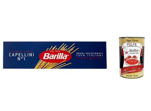 10x Pasta Barilla Capellini Nr. 1 italienisch Nudeln 500 g pack + Italian Gourmet polpa 400g 10x Pasta Barilla Capellini Nr. 1 italienisch Nudeln 500 g pack + Italian Gourmet polpa 400g von Italian Gourmet E.R.