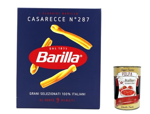 10x Pasta Barilla Casarecce Nr. 287 italienisch Nudeln 500 g pack + Italian Gourmet polpa 400g von Italian Gourmet E.R.