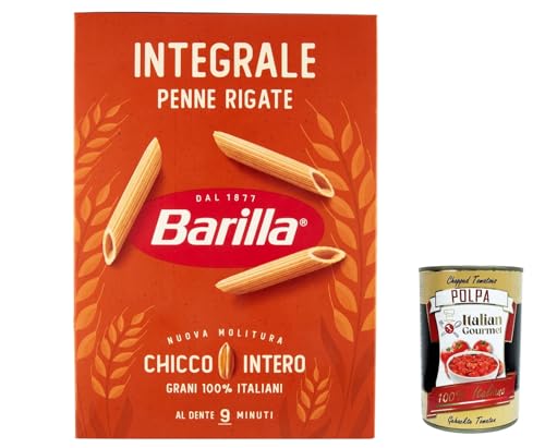 10x Pasta Barilla Farfalle Integrali Vollkorn italienisch Nudeln 500 g pack + Italian Gourmet polpa 400g von Italian Gourmet E.R.