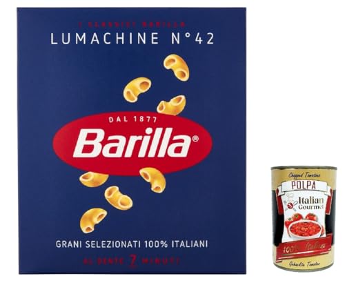 10x Pasta Barilla Lumachine nr. 42, 100% italienisch Nudeln 500 g pack + Italian Gourmet polpa 400g 10x Pasta Barilla Lumachine nr. 42, 100% italienisch Nudeln 500 g pack + Italian Gourmet polpa 400g von Italian Gourmet E.R.