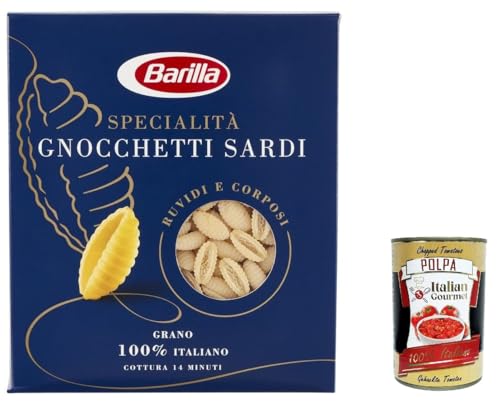 10x Pasta Barilla Specialità Gnocchetti sardi italienisch Nudeln 500 g pack + Italian Gourmet polpa 400g von Italian Gourmet E.R.