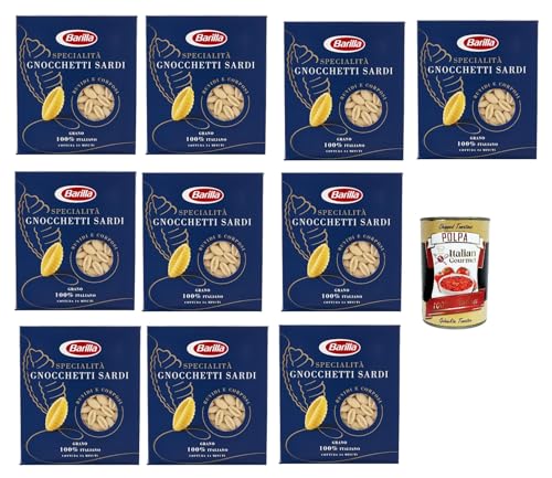 10x Pasta Barilla Specialità Gnocchetti sardi italienisch Nudeln 500 g pack + Italian Gourmet polpa 400g von Italian Gourmet E.R.