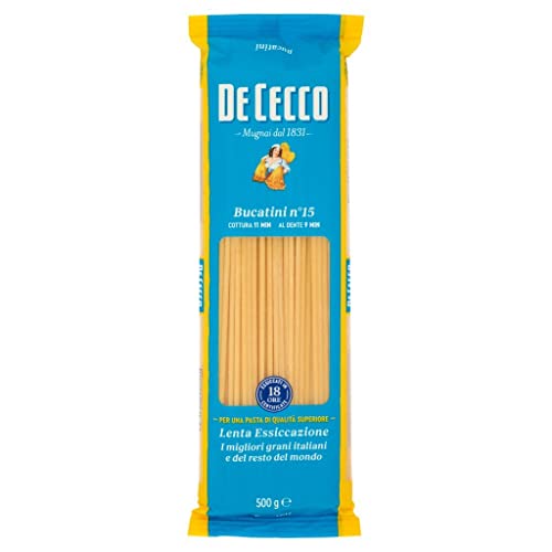 10x Pasta De Cecco 100% Italienisch Bucatini n. 15 Nudeln 500g + Italian Gourmet Polpa 400g 10x Pasta De Cecco 100% Italienisch Bucatini n. 15 Nudeln 500g + Italian Gourmet Polpa 400g von Italian Gourmet E.R.