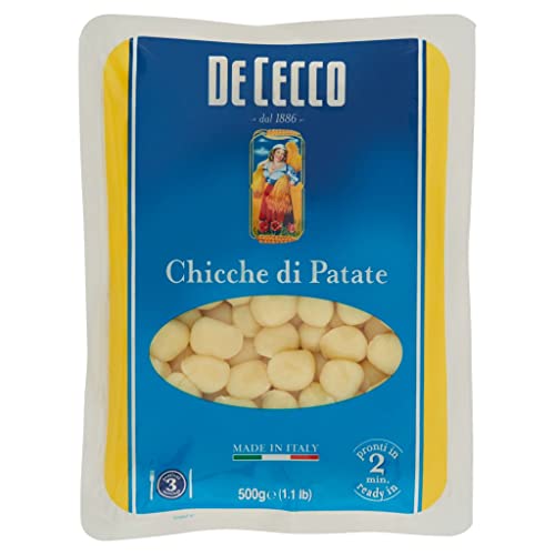 10x Pasta De Cecco 100% Italienisch Chicche di patate Nudeln 500g Kartoffelpaste + Itlaian Gourmet polpa 400g von Italian Gourmet E.R.