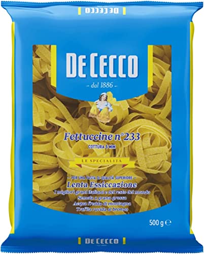 10x Pasta De Cecco 100% Italienisch Fettuccine n 233 Nudeln 500g + italian Gourmet polpa 400g von Italian Gourmet E.R.