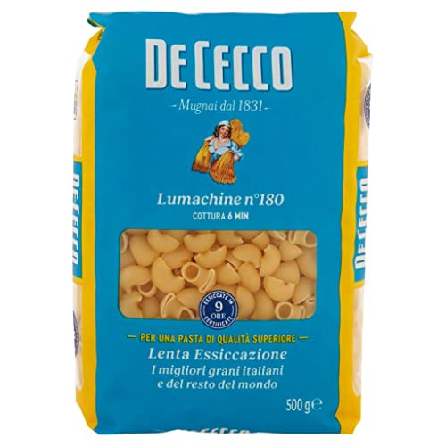 10x Pasta De Cecco 100% Italienisch Lumachine n. 180 Nudeln 500g + Italian Gourmet Polpa 400g von Italian Gourmet E.R.