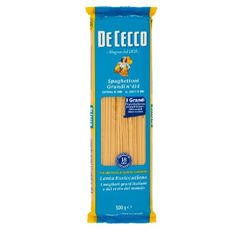 10x Pasta De Cecco 100% Italienisch Spaghettoni Grandi N°414 Nudeln 500g + Italian Gourmet Polpa 400g von Italian Gourmet E.R.