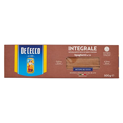 10x Pasta De Cecco Spaghetti integrale n. 12 Vollkor italienisch Nudeln 500 g + Italian Gourmet polpa 400g 10x Pasta De Cecco Spaghetti integrale n. 12 Vollkor italienisch Nudeln 500 g + Italian Gourmet polpa 400g von Italian Gourmet E.R.