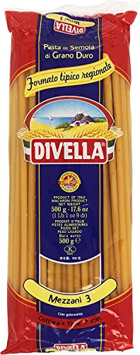 10x Pasta Divella 100% Italienisch Mezzani N° 3 Kochen 7 Minuten 500g von Italian Gourmet E.R.