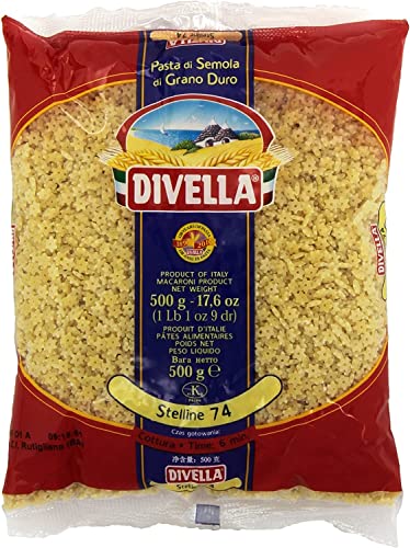 10x Pasta Divella 100% Italienisch N° 74 Stelline 500 g von Italian Gourmet E.R.