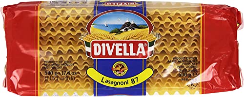10x Pasta Divella 100% Italienisch N° 87 Lasagnoni 500 gr von Italian Gourmet E.R.