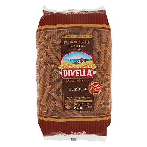 10x Pasta Divella Fusilli integrale n. 40 Vollkor italienisch Nudeln 500 g + Italian Gourmet polpa 400g von Italian Gourmet E.R.