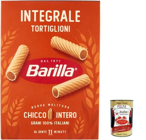 10x Pasta integrale Barilla Tortiglioni Integrali Vollkorn italienisch Nudeln 500 g pack + Italian Gourmet polpa 400g 10x Pasta integrale Barilla Tortiglioni Integrali Vollkorn italienisch Nudeln 500 g pack + Italian Gourmet polpa 400g von Italian Gourmet E.R.