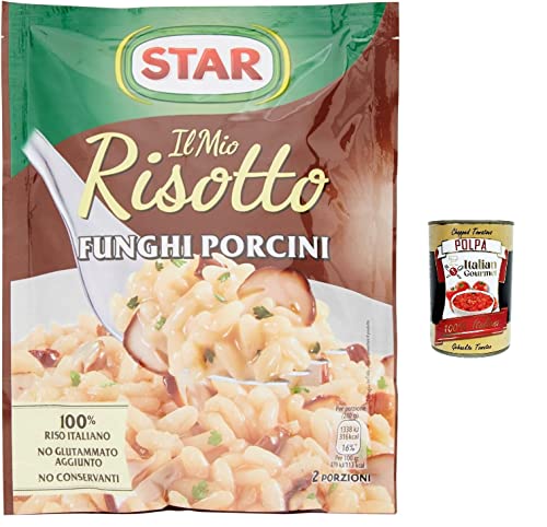 10x Star Risotto cremoso Funghi Porcini cremiges Reis Steinpilze 175g 100% italienisch Fertiggerichte von Italian Gourmet E.R.