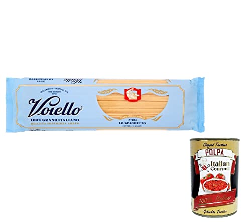 10x Voiello Pasta Spaghetti Nudeln 100 % italienische N104 500g + Italian Gourmet Polpa 400g von Italian Gourmet E.R.