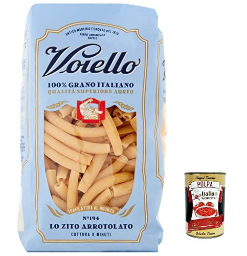 10x Voiello Pasta Ziti Arrotolati Nudeln 100 % italienische N194 500g + Italian Gourmet Polpa 400g 10x Voiello Pasta Ziti Arrotolati Nudeln 100 % italienische N194 500g + Italian Gourmet Polpa 400g von Italian Gourmet E.R.