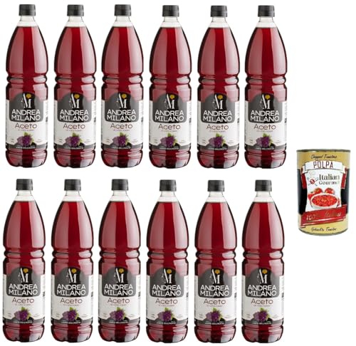 12x ANDREA MILANO Rotweinessig 1lt+ Italian Gourmet polpa 400g 12x ANDREA MILANO Rotweinessig 1lt+ Italian Gourmet polpa 400g von Italian Gourmet E.R.