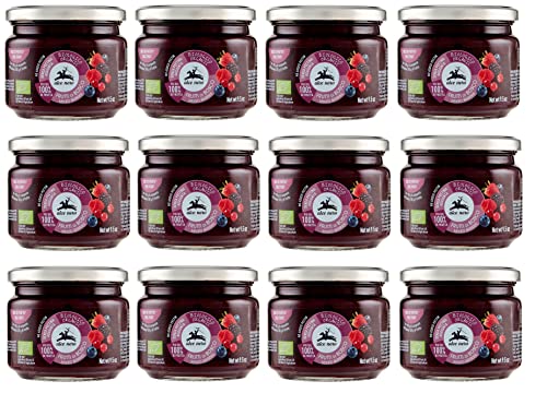 12x Alce Nero Composta di Frutti di Bosco Biologica Bio Kompott von Beeren mit Bio-Erdbeeren, Brombeeren, Heidelbeeren, roten Johannisbeeren und Himbeeren 270g 12x Alce Nero Composta di Frutti di Bosco Biologica Bio Kompott von Beeren mit Bio-Erdbeeren, Brombeeren, Heidelbeeren, roten Johannisbeeren und Himbeeren 270g von Italian Gourmet E.R.