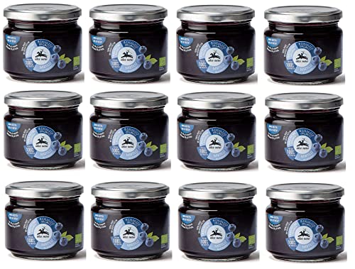 12x Alce Nero Composta di Mirtilli Biologica Bio Blaubeerkompott mit Bio-Blaubeeren 270g 12x Alce Nero Composta di Mirtilli Biologica Bio Blaubeerkompott mit Bio-Blaubeeren 270g von Italian Gourmet E.R.