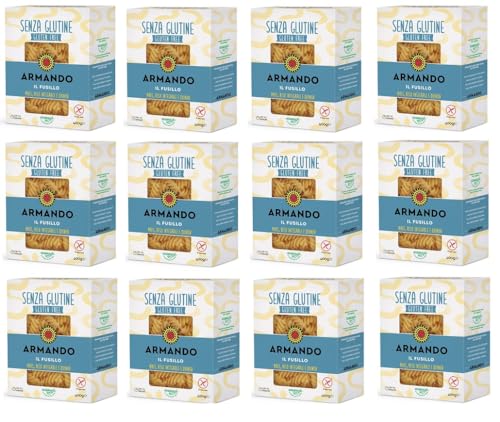 12x Armando, Il Fusillo, glutenfreie Mehrkornnudeln mit Mais, braunem Reis und Quinoa - + Italian Gourmet pelati 400gr 12x Armando, Il Fusillo, glutenfreie Mehrkornnudeln mit Mais, braunem Reis und Quinoa - + Italian Gourmet pelati 400gr von Italian Gourmet E.R.