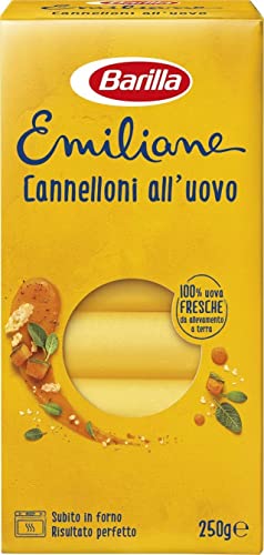 12x Barilla Emiliane cannelloni all'uovo Nudeln mit ei 250g + Italian Gourmet Polpa 400g von Italian Gourmet E.R.