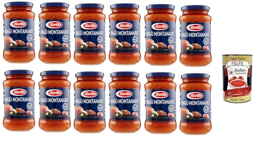 12x Barilla Ragù Montanaro pastasauce tomatensauce mit Wurst und Pilze 400g aus italien + Italian Gourmet polpa 400g 12x Barilla Ragù Montanaro pastasauce tomatensauce mit Wurst und Pilze 400g aus italien + Italian Gourmet polpa 400g von Italian Gourmet E.R.