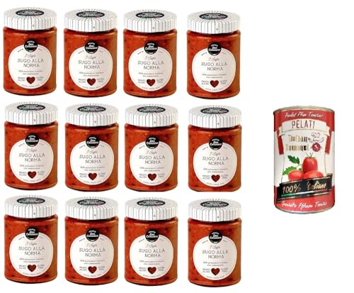 12x CASCINA SAN CASSIANO Sugo alla norma 290 gr + Italian Gourmet pelati 400gr von Italian Gourmet E.R.