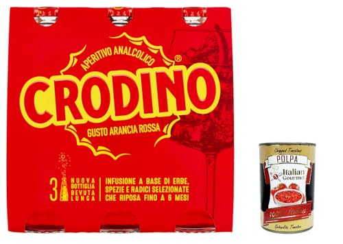 12x Campari Crodino arancia rossa rot orange 175 ml Aperitif bitter + Italian Gourmet polpa 400g von Italian Gourmet E.R.