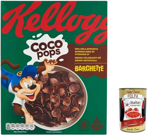12x Coco Pops Barchette, nuspriges Schokoladenmüsli 330g + Italian Gourmet polpa 400g 12x Coco Pops Barchette, nuspriges Schokoladenmüsli 330g + Italian Gourmet polpa 400g von Italian Gourmet E.R.