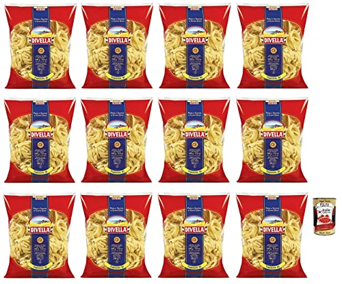 12x Divella Tagliatelle N°91 Hartweizengrieß Pasta Italienische Nudeln 500g Packung + Italian Gourmet Polpa di Pomodoro 400g Dose 12x Divella Tagliatelle N°91 Hartweizengrieß Pasta Italienische Nudeln 500g Packung + Italian Gourmet Polpa di Pomodoro 400g Dose von Italian Gourmet E.R.