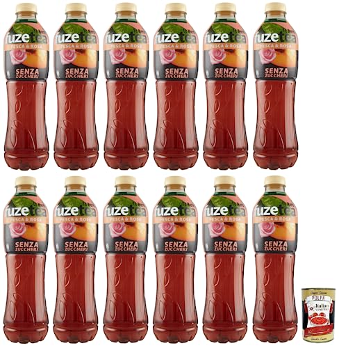 12x FUZE TEA Senza Zuccheri Pesca,Ohne Zucker Schwarzer Tee Pfirsich- und Rosen Eistee,Erfrischungsgetränk,Alkoholfrei,Einweg-PET-Flasche 1,25Lt + Italian Gourmet Polpa di Pomodoro 400g Dose 12x FUZE TEA Senza Zuccheri Pesca,Ohne Zucker Schwarzer Tee Pfirsich- und Rosen Eistee,Erfrischungsgetränk,Alkoholfrei,Einweg-PET-Flasche 1,25Lt + Italian Gourmet Polpa di Pomodoro 400g Dose von Italian Gourmet E.R.